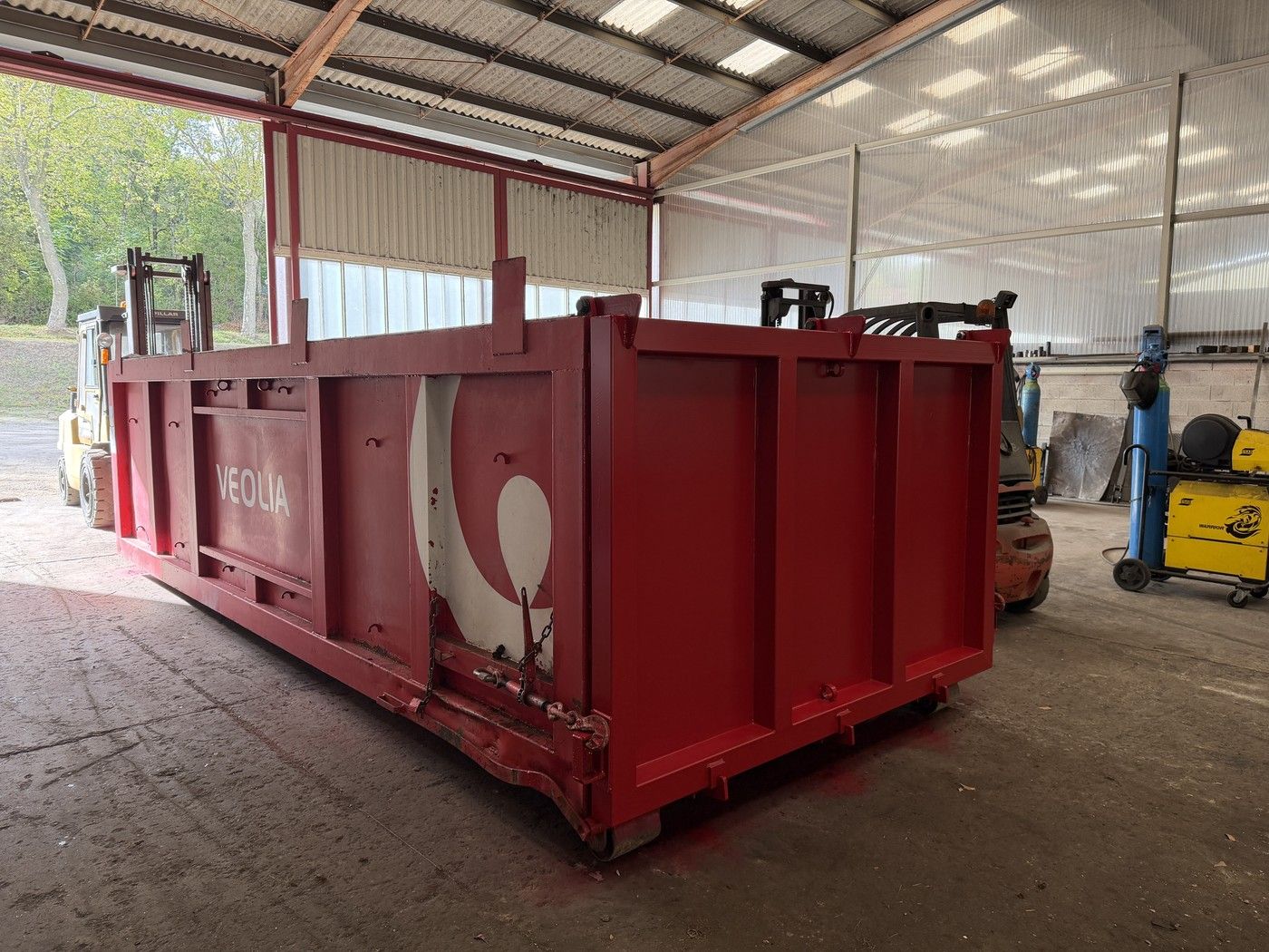 BENNE CLIENT VEOLIA